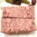 ラミティエ - 本日のランチ 1200円 の田舎風お肉のパテの断面