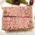 ラミティエ - 本日のランチ 1200円 の田舎風お肉のパテの断面