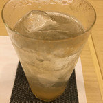 旬菜 おぐら家 - あらごし梅酒ソーダ割り