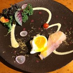 Terroir愛と胃袋 - 八ヶ岳湧水鱒 武川平飼い地鶏たまご