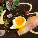 Terroir愛と胃袋 - 八ヶ岳湧水鱒 武川平飼い地鶏たまご