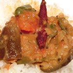 スパイスカフェ - ペアカレーランチ 1350円 のサンバル(中辛)