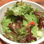 スパイスカフェ - ペアカレーランチ 1350円 のサラダ