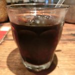 スパイスカフェ - ペアカレーランチ 1350円 のアイスコーヒー