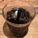 スパイスカフェ - ペアカレーランチ 1350円 のアイスコーヒー