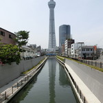 スパイスカフェ - 十間橋からの東京スカイツリー