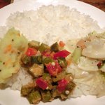 スパイスカフェ - ペアカレーランチ 1350円 のライス