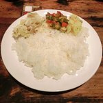 スパイスカフェ - ペアカレーランチ 1350円 のライス