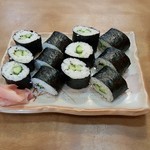 割烹 くにべ - カッパ巻580円