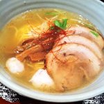 白醤油＋トッピング炙りチャーシュー