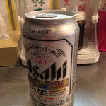 らーめん大 - 缶ビール（350円）