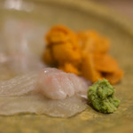 うを徳 - 豊後（ぶんご）城下鰈（しろしたかれひ）四百八十匁（≒1.8kg）縁側（えんがは）