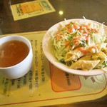 みすたーらいおん - スープ　サラダ