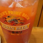 晩杯屋 - トマト割り   290円   おかわりしました