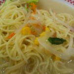 スガキヤ - 温野菜ラーメンの拡大画像です、スガキヤのラーメンは何処で食べてもうーまーいーぞー!