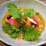 インド料理 想いの木 - スパイシープラウンカリー