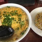 Chuuka Kageyama - えび玉ラーメンと半チャーハン