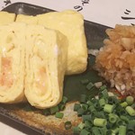 炭火串焼 初代バッジョ - 出汁巻き玉子(チーズ明太)