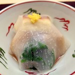 銀座 小十 - かぶらの炊き合わせ