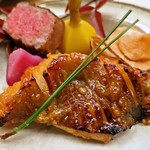 銀座 小十 - マナガツオの味噌幽庵焼き