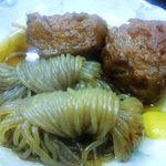 上田温酒場 - ｢糸こんにゃく､やさいボール｣