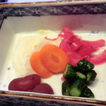 佐賀牛 季楽 銀座  - お漬物