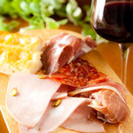 Assorted Parma prosciutto and Italian salami