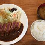 洋食の藤 - 同僚が食した牛ヒレビフカツ