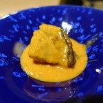 寿しの吉乃 - アワビ雲丹ソース