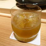 寿しの吉乃 - 梅酒ロック