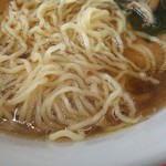 わだラーメン - 細ちぢれ麺