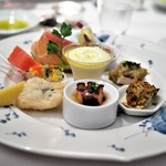 リストランテ 濱崎 - 前菜盛り合わせ