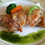 Purovansu - 海老を詰めた若鶏のロースト