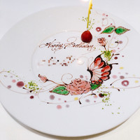 ポンドールイノ - サプライズでお祝いしてもらったお誕生日のプレート
