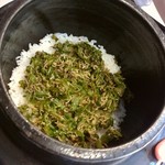 ミクニ - 田中唐辛子とじゃこ・実山椒のご飯