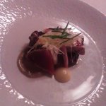 リストランテ ラ・バリック トウキョウ - 初鰹のたたき風バーニャソース