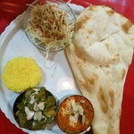 Pakistani Restaurant SANA - Bｾｯﾄ　日替わりカレーとベジタブルカレー