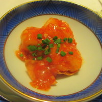 赤坂璃宮 銀座店 - 海老のフレッシュトマトチリソース　