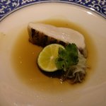 茶禅華 - マナガツオの焼き物　葱と生姜