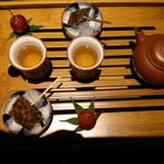 茶禅華 - お茶ペアリングの一部