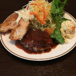 洋食SAEKI - 海老カツハンバーグ