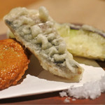 海鮮炉端シャンス - ランチに付いてる天婦羅