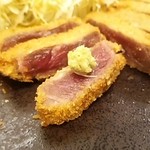 牛ロースカツ膳並1382円 130グラム