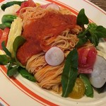 大衆アメリカン肉酒場 サニーデイズ - トマトの冷たいパスタ