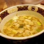 すごい煮干しラーメン凪 名古屋驛麺通り店 - 煮干しつけ麺スープ
