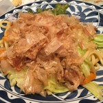 魚や一心 - 〆の焼きうどん