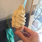 ジェラテリア アクオリーナ - ピスタチオのジェラートソフト（750円）