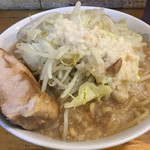 らーめん影武者 - ラーメン 野菜、脂、ニンニク