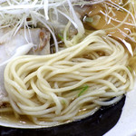 はじめ製麺所 壱 - 中華そば（麺のアップ）