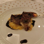 ペレグリーノ - カルチョーフィ、半熟玉子